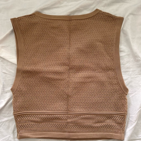 Tan Crop Top - Picture 1 of 2